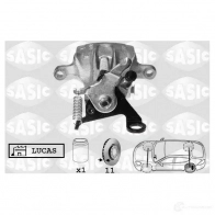 Тормозной суппорт SASIC XG0X H 6506028 3660872373038 Ford Focus 1 Универсал 1.4 16V 75 л.с. 1999 – 2004