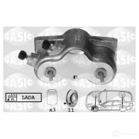 Тормозной суппорт SASIC SCA6260 R22 MO72 Lada Niva (2121, 31) 1 Внедорожник 1.7 1700 i 4x4 83 л.с. 2010 – 2024 3660872341198