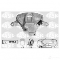 Тормозной суппорт SASIC 6506018 1JSM AD0 Audi A4 (B5) 1 Универсал 2.7 Rs4 Quattro 380 л.с. 2000 – 2001 3660872372970