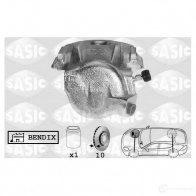Тормозной суппорт SASIC SCA0129 3660872337900 E O0HMT0 2141175