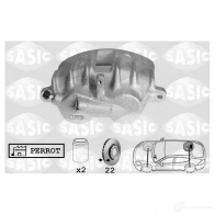 Тормозной суппорт SASIC SCA6583 Mercedes Sprinter (906) 2 Фургон 2.1 (3T) 209 CDI (9011. 9013) 88 л.с. 2006 – 2009 PAT QO 3660872352842