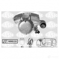 Тормозной суппорт SASIC 2141086 SCA0005 X5 2ZOX 3660872336682