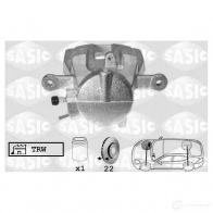 Тормозной суппорт SASIC Q YQW0A Mercedes B-Class (W245) 1 Хэтчбек 1.5 B 150 (2431) 95 л.с. 2005 – 2011 6506179 3660872438591