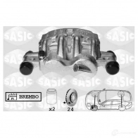 Тормозной суппорт SASIC 6500058 3660872438096 Citroen Jumper 3 (290) Фургон 2.2 BlueHDi 120 л.с. 2019 – 2024 F NVLLX4