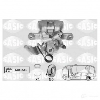 Тормозной суппорт SASIC 6506100 E6 722 3660872373557 Opel Astra (G) 2 Хэтчбек 2.0 DTI 16V (F08. F48) 101 л.с. 1999 – 2005