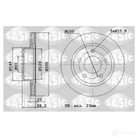Тормозной диск SASIC 2140069 3660872353511 O71 LMFO 9004898J
