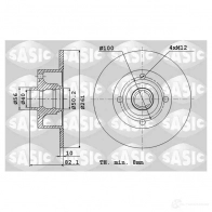 Тормозной диск SASIC 6D YZDW 2140047 3660872329677 9004866J