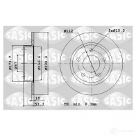 Тормозной диск SASIC 2136867 3660872399410 8PQS 4F 6106108