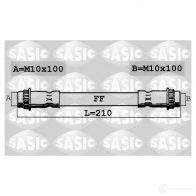 Тормозной шланг SASIC Renault Captur (H50) 1 Кроссовер 1.2 TCe 118 л.с. 2016 – 2025 WTX8 C 6604040