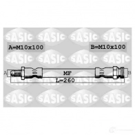Тормозной шланг SASIC 2140973 Y B7AJD SBH0168 3660872334992