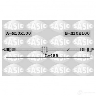 Тормозной шланг SASIC 6604043 5JF 0S6F Renault Captur (H50) 1 Кроссовер 1.2 TCe 118 л.с. 2016 – 2025