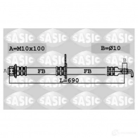 Тормозной шланг SASIC 6606102 Toyota RAV4 (XA30) 3 Кроссовер 2.2 D 4WD (ALA30) 150 л.с. 2008 – 2013 3660872434326 AQ GG0Y