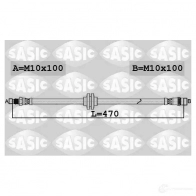 Тормозной шланг SASIC 6604042 Renault Sandero (B8) 2 Хэтчбек 1.6 Dynamique Flex 8V 106 л.с. 2014 – 2024 2X V8C