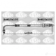 Тормозной шланг SASIC 3660872388735 Peugeot 406 1 (8B, E, C) 1995 – 2005 6600006 6Q1J1C 2