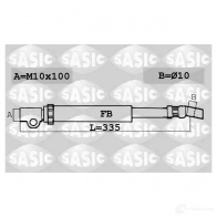 Тормозной шланг SASIC 2141067 3660872336385 09N7 A SBH6365