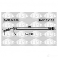 Тормозной шланг SASIC Renault Master (FD) 2 Фургон 6604009 N92JV 0R 3660872389060