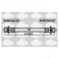 Тормозной шланг SASIC 3660872389732 GM MED 6606059 Toyota RAV4 (XA20) 2 Кроссовер 2.0 D 4WD (CLA20. CLA21) 116 л.с. 2001 – 2005