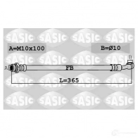 Тормозной шланг SASIC 3660872436948 Hyundai Tucson (JM) 1 Кроссовер 2.0 CRDi 113 л.с. 2004 – 2010 ZY FBNH 6606232