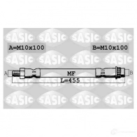 Тормозной шланг SASIC Renault Megane (BM, CM) 2 Хэтчбек 2.0 16V (BM0U. CM0U) 135 л.с. 2002 – 2008 9BBA SB 6604012 3660872389091