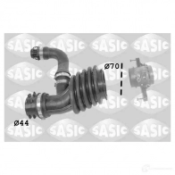 Патрубок интеркулера SASIC 3660872457691 3336285 Ford C-Max 1 (CB3, DM2) Минивэн 1.6 Duratorq TDCi 90 л.с. 2007 – 2010 F5Z BWX