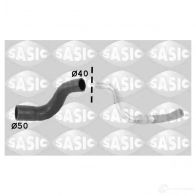 Патрубок интеркулера SASIC H Y2GWX Ford Focus 2 Универсал 1.8 TDCi 115 л.с. 2004 – 2012 3336068 3660872444288