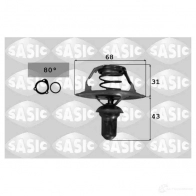 Термостат SASIC 3660872308252 EKM GJOM Peugeot 406 1 (8B) Седан 2.1 TD 12V 109 л.с. 1996 – 2004 3381721