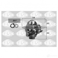 Термостат SASIC RD7 90QH 9000298 Opel Astra (F) 1 Седан 1.7 TDS (F19. M19) 82 л.с. 1992 – 1998 3660872321268