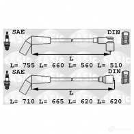 Высоковольтные провода зажигания SASIC 93339349 I YXL29 3660872413123 9286032