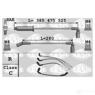 Высоковольтные провода зажигания SASIC X ROE1 1437831484 9286058