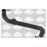 Шланг радиатора SASIC XZ WUR 3660872434821 Renault Master 3404171