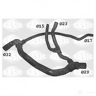 Шланг радиатора SASIC SWH4193 YH J4DB 2141807 3660872356314 - Изображение 6