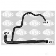 Шланг радиатора SASIC 3660872458520 Renault Captur 1 (H50) 2013 – 2019 9170 2 3404205