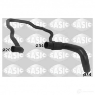 Шланг радиатора SASIC Opel Astra (H) 3 Хэтчбек 1.7 CDTI (L48) 100 л.с. 2004 – 2010 3406211 3660872421982 7 024W5L