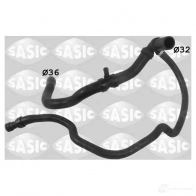 Шланг радиатора SASIC Peugeot 407 1 (6C, D, E) 2004 – 2010 3400186 3660872421180 FUM4 AOV