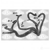 Шланг радиатора SASIC 3660872455178 3404198 Renault Modus (FJP0) 1 Хэтчбек 1.5 dCi (FP0D. JP0D) 82 л.с. 2004 – 2025 YKK YV