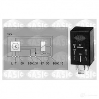 Реле свечей накаливания SASIC 3660872416872 9316007 QD9V3 K 55098082