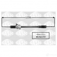 Рулевая рейка SASIC 5MG V9SE 0054114 2130588 3660872300553