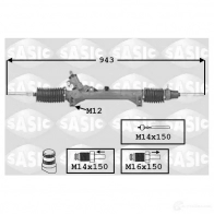 Рулевая рейка SASIC 7006092 Peugeot 405 2 (4B) Седан 1.6 90 л.с. 1992 – 1997 3660872317827 XAYK L