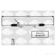 Рулевая рейка SASIC Renault Clio 3 (BR, KR) 2005 – 2012 3660872430465 R LCUDCB 7174032