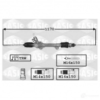 Рулевая рейка SASIC 8BKQVM V 3660872367020 Citroen Xsara 1 (N0) Купе 1.8 i 16V 110 л.с. 1998 – 2000 7006041