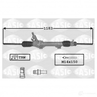 Рулевая рейка SASIC Citroen Xsara Picasso 1 (N68) Минивэн 1.6 16V 109 л.с. 2005 – 2024 3R2D 51 7006040 3660872367013