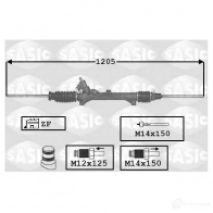 Рулевая рейка SASIC Citroen Xantia 1 (X1, X2) Универсал 3.0 V6 190 л.с. 1998 – 2003 3660872393715 RSL7 2 7170016