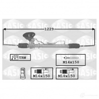 Рулевая рейка SASIC Renault Megane (LA) 1 Седан 1.4 16V (LA0D. LA1H. lA0W. LA10) 95 л.с. 1999 – 2003 7174001 78PJ U7 3660872371072