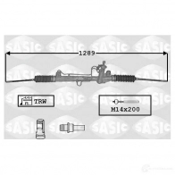 Рулевая рейка SASIC W 3E8NQG 3660872367297 Ford Focus 1 (CAK, CW170) 1998 – 2005 7006175