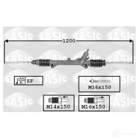 Рулевая рейка SASIC 3660872317872 YNG2 UH8 7006098 Peugeot 406