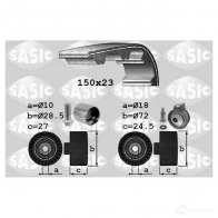 Комплект ремня ГРМ SASIC 3660872432216 W I5KC 1756052 Audi A4 (B5) 1 Седан 1.8 T Quattro 150 л.с. 1995 – 2000