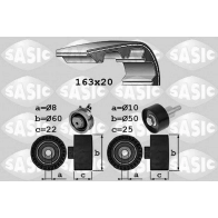 Комплект ремня ГРМ SASIC Volkswagen Passat (B8) 6 Седан 1.4 GTE Hybrid 156 л.с. 2015 – наст. время 1756081 HWHB 6