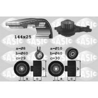 Комплект ремня ГРМ с помпой SASIC PDW 52 1440462487 3906109