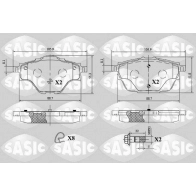 Тормозные колодки дисковые, комплект SASIC C JOWU Citroen C5 Aircross 1 (EMP2) Кроссовер 6210079