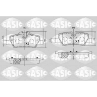 Тормозные колодки дисковые, комплект SASIC GAF R3M9 6216165 Mini Cooper